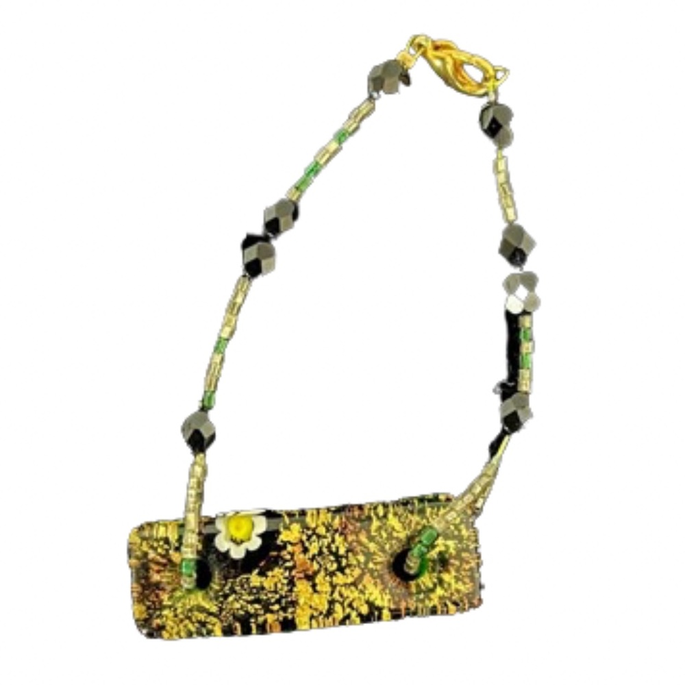 Handcrafted Beads and Glass Bracelet - Picture 7 of 7